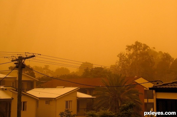 Dust storm chokes Brisbane